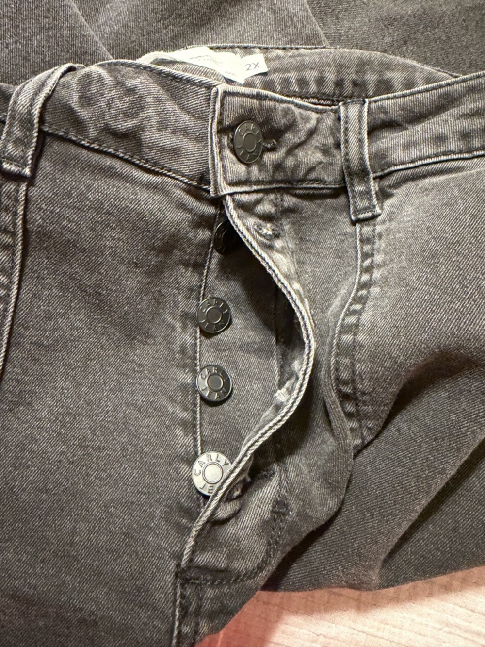 Carly Jean Los Angeles Hendrix Wide Leg Jeans - Picture 4 of 4